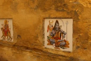 Gods on wall India