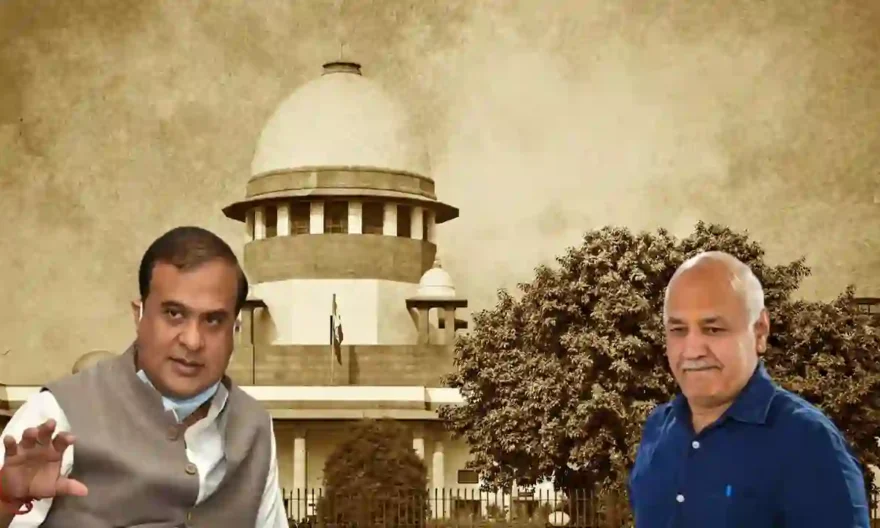 Himanta Biswa Sharma. Manish Sisodia