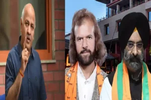 BJP leaders Hans Raj Hans and Manjinder Singh Sirsa