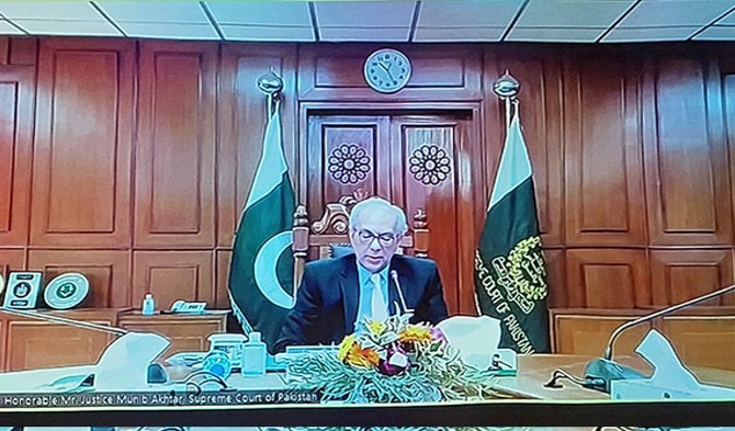 Pakistan Virtually Participates In SCO’s Chief Justices Meeting Hosted By India