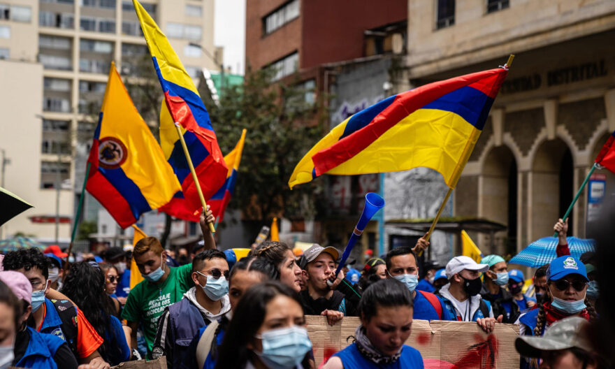 People march to protest