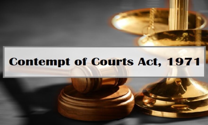 Contempt of Courts Act