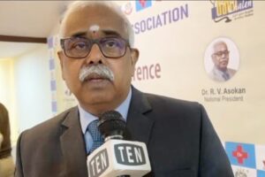 Indian Medical Association President RV Asokan