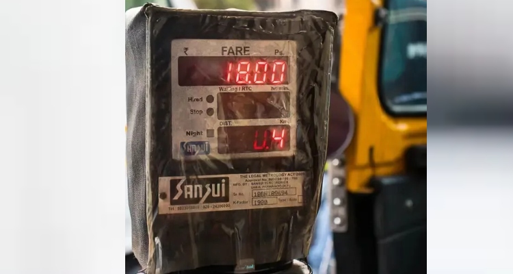 fare meters in autorickshaws