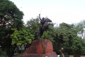 Lakshmi Bai Statue In Idgah Park