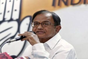 Congress leader P. Chidambaram