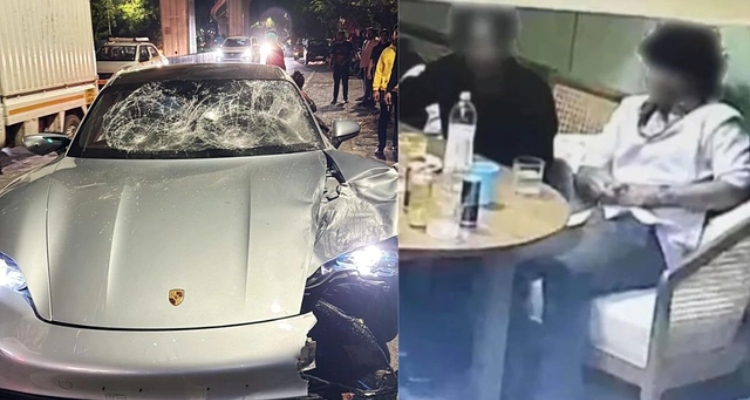 Porsche car crash case