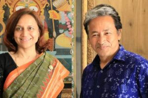 Gitanjali Angmo, wife of renowned Ladakhi activist Sonam Wangchuk